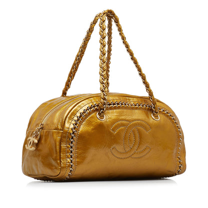 Chanel Luxe Ligne Bowler Bag (SHG-PphpRs)