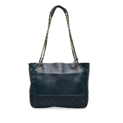 Chanel Matelasse Lambskin Chain Tote Bag (SHG-10qrs3)
