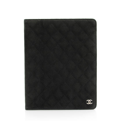 Chanel Matte Caviar Leather iPad Case - FINAL SALE (SHF-20079)