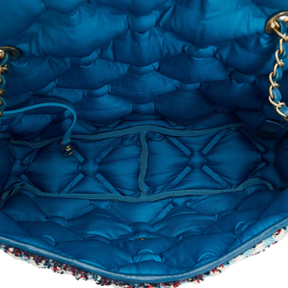 Chanel Maxi Chesterfield Tweed Single Flap (SHG-sb1b41)