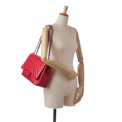 Chanel Maxi Classic Lambskin Single Flap (SHG-xV8Ciu)