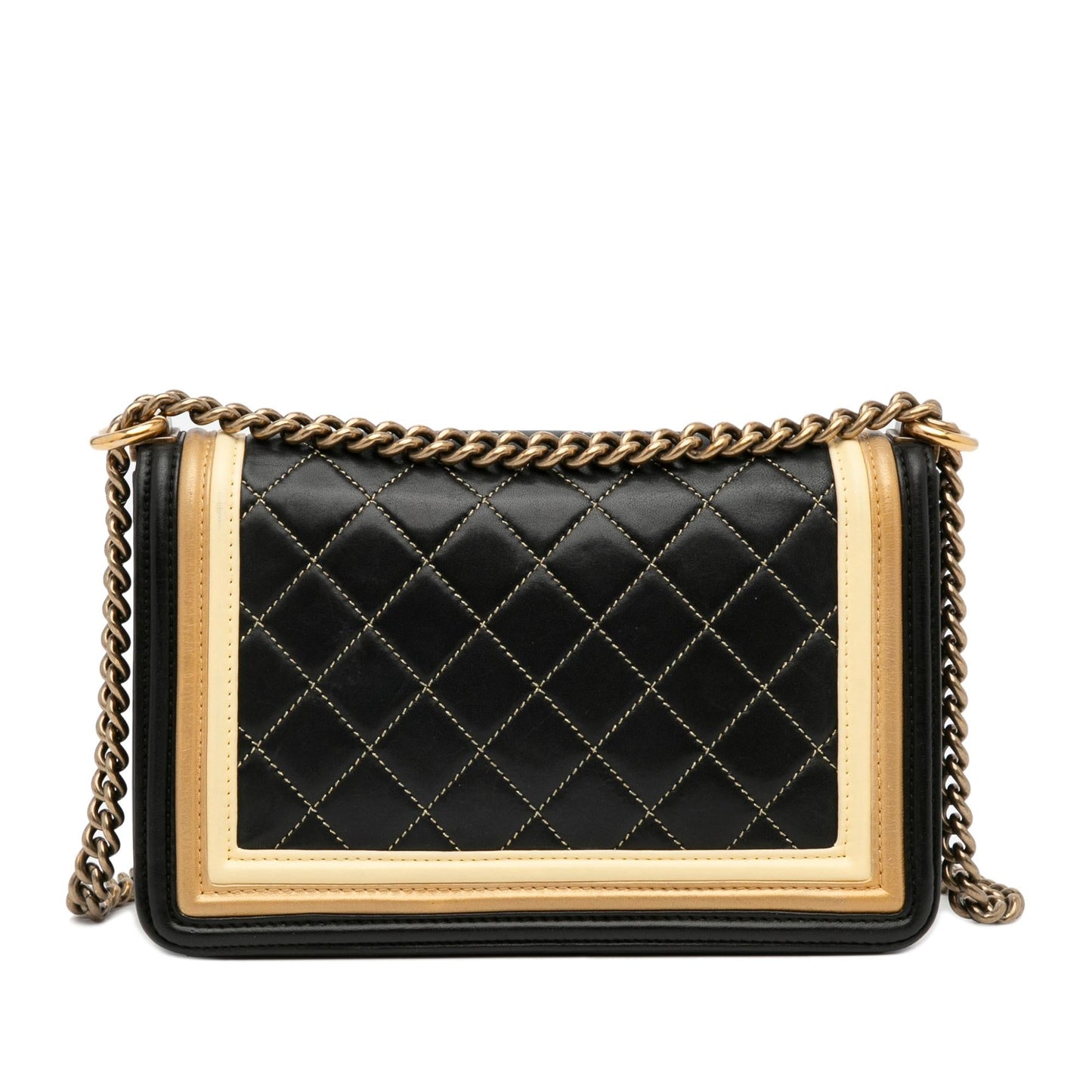 Chanel Medium Boy Flap Tricolor (SHG-lWkgem)