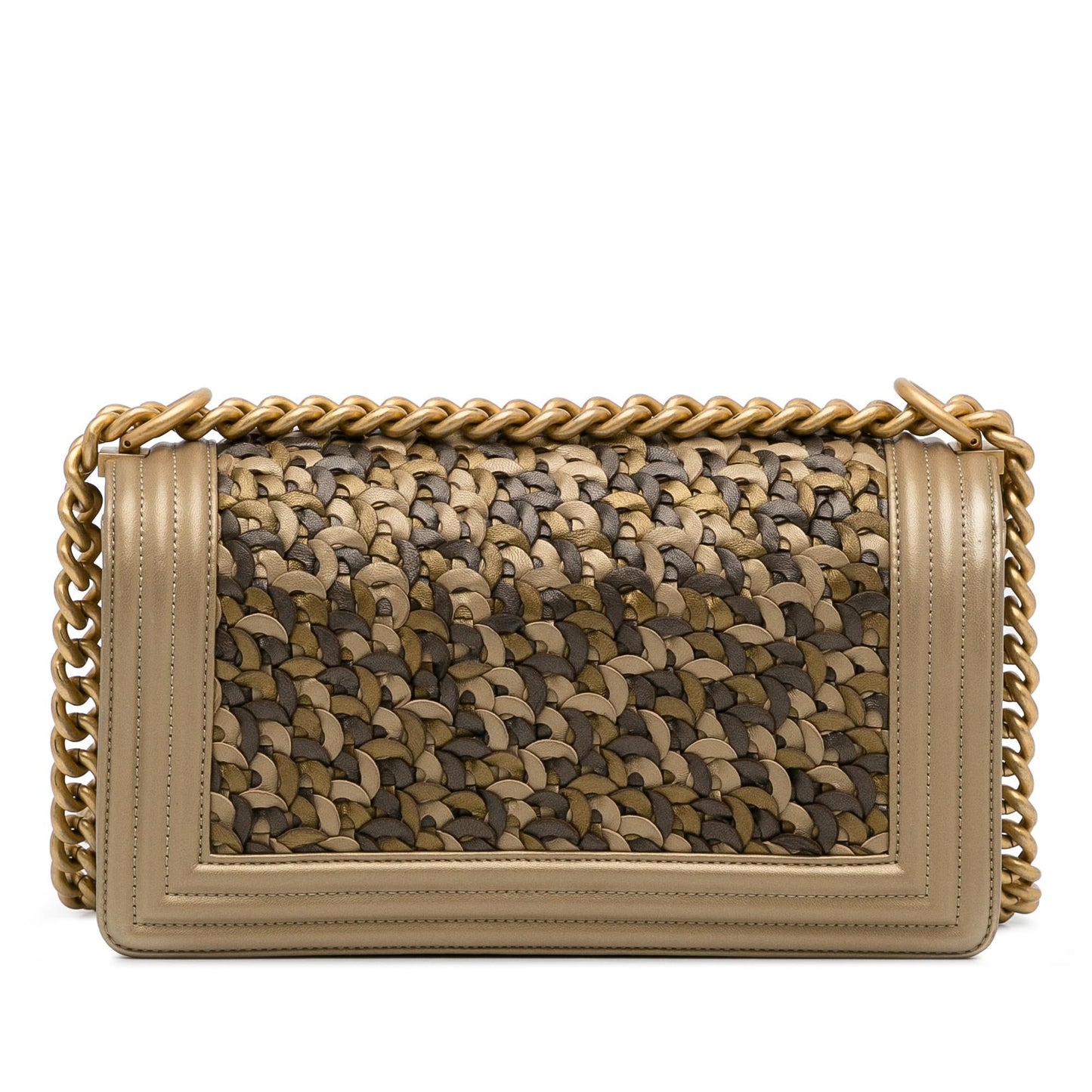 Chanel Medium Braided Lambskin Boy Flap (SHG-RBPUYt)