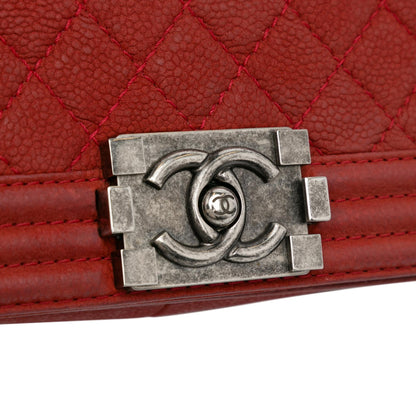 Chanel Medium Caviar Boy Flap Bag (SHG-KrBQ6Q)