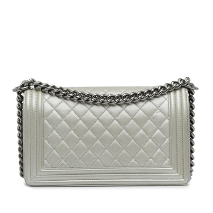 Chanel Medium Caviar Boy Flap Bag (SHG-ajMQXj)
