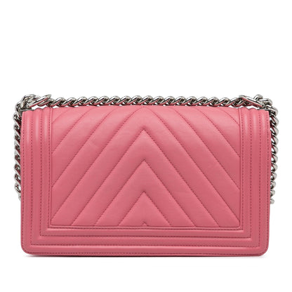 Chanel Medium Chevron Boy Flap (SHG-A6HoST)