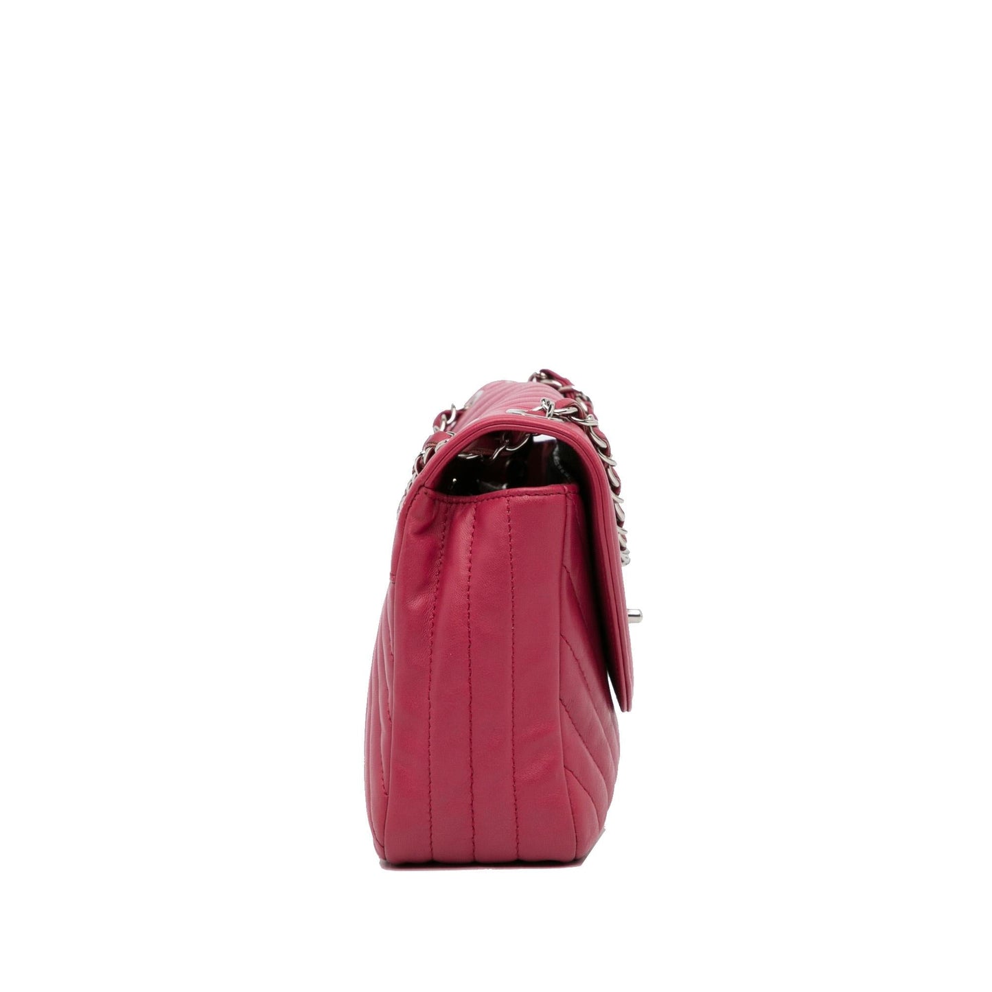 Chanel Medium Chevron Single Flap (SHG-4CNJVH)