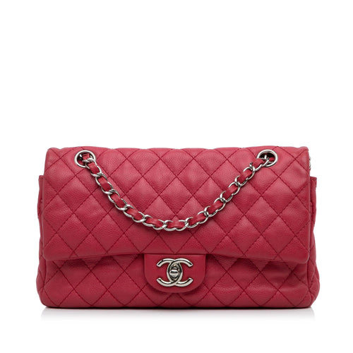 Chanel Medium Classic Caviar Double Flap (SHG-ljW1st)
