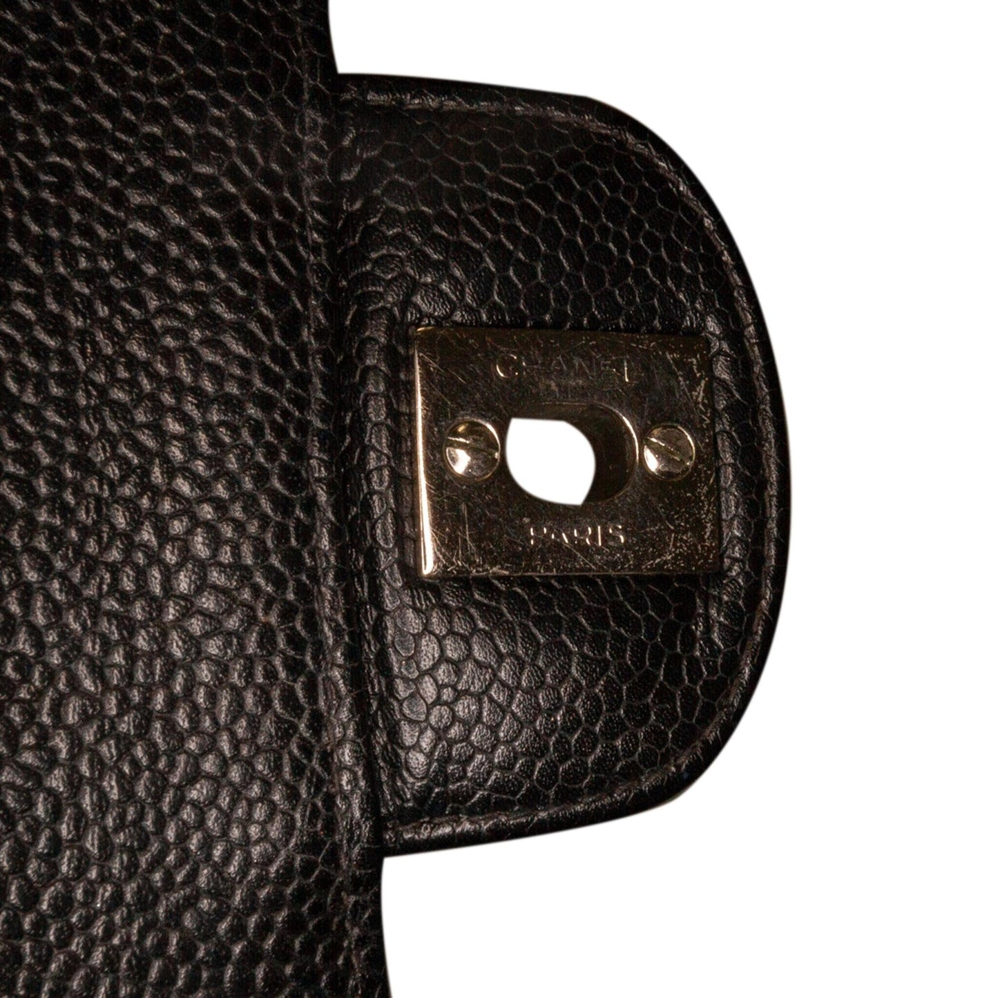 Chanel Medium Classic Caviar Double Flap (SHG-aR0s8D)