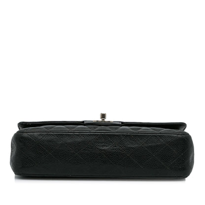 Chanel Medium Classic Caviar Double Flap (SHG-aR0s8D)