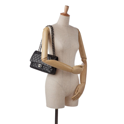 Chanel Medium Classic Caviar Double Flap (SHG-aR0s8D)