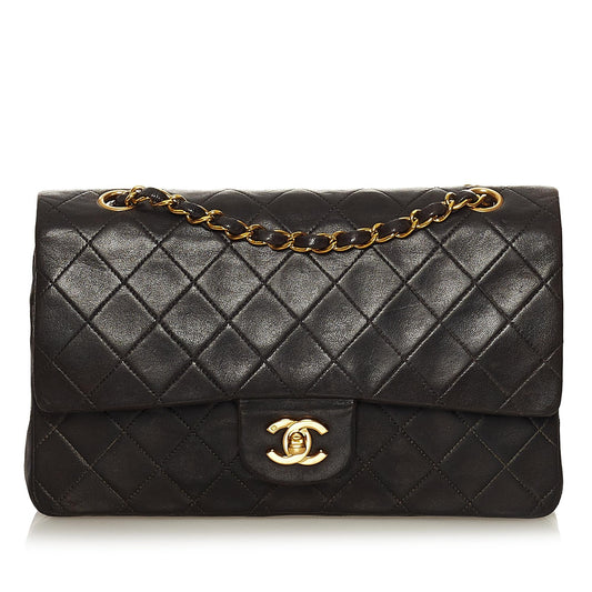 Chanel Medium Classic Lambskin Double Flap (SHG-37063)