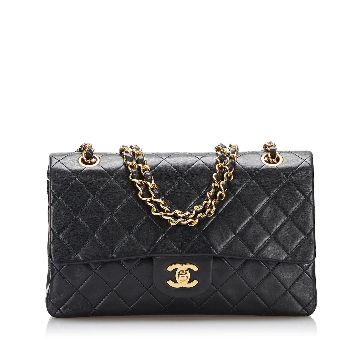 Chanel Medium Classic Lambskin Double Flap (SHG-6lkMlh)