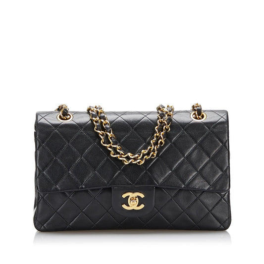 Chanel Medium Classic Lambskin Double Flap (SHG-6lkMlh)
