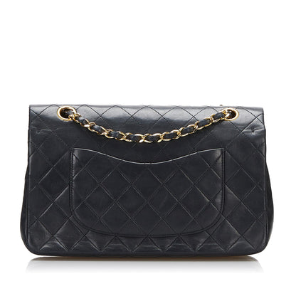 Chanel Medium Classic Lambskin Double Flap (SHG-8sT9Z0)