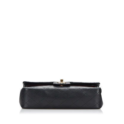Chanel Medium Classic Lambskin Double Flap (SHG-8sT9Z0)