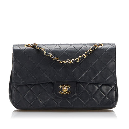 Chanel Medium Classic Lambskin Double Flap (SHG-8sT9Z0)