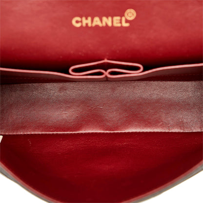 Chanel Medium Classic Lambskin Double Flap (SHG-GlwoII)