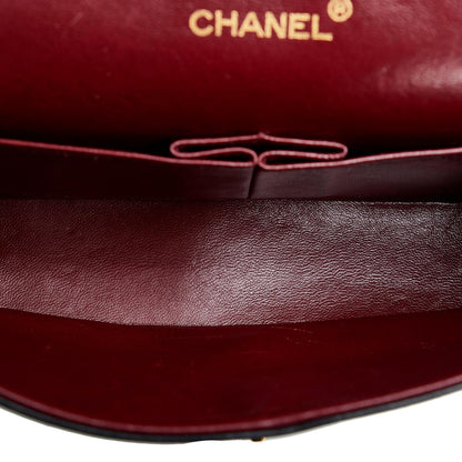 Chanel Medium Classic Lambskin Double Flap (SHG-3vAjNA)