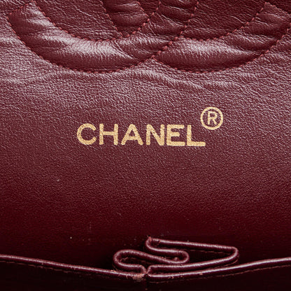 Chanel Medium Classic Lambskin Double Flap (SHG-QHtK2D)