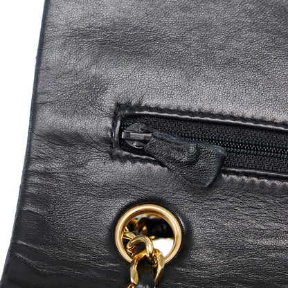 Chanel Medium Classic Lambskin Double Flap (SHG-MLhL0Y)