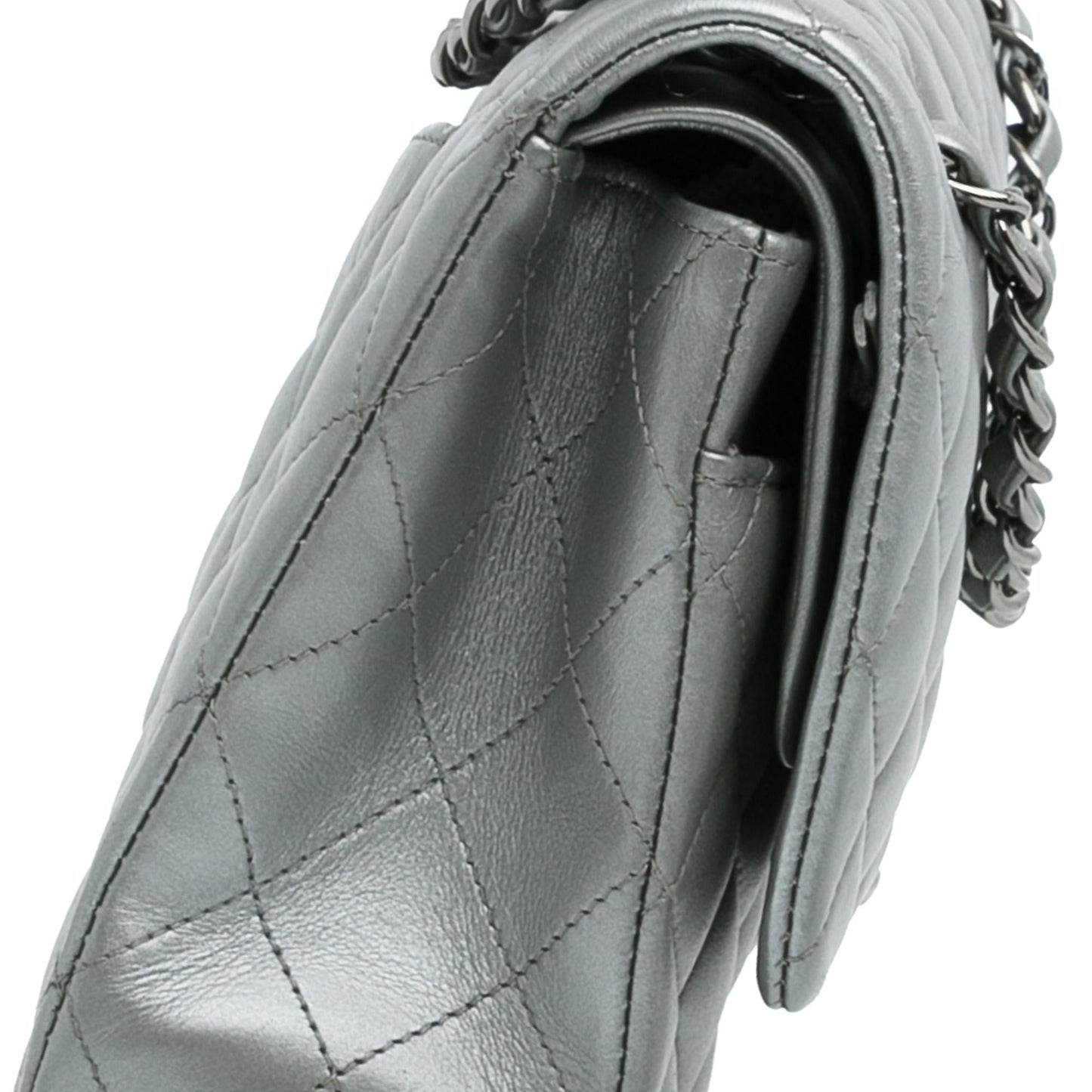 Chanel Medium Classic Lambskin Double Flap (SHG-W9RPF1)