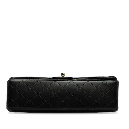 Chanel Medium Classic Lambskin Double Flap (SHG-veZ7dq)