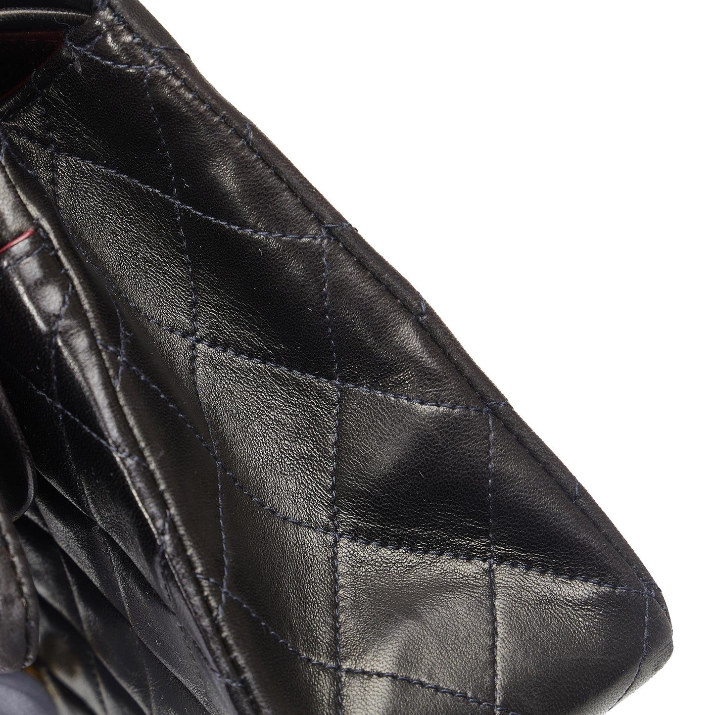 Chanel Medium Classic Lambskin Double Flap (SHG-veZ7dq)