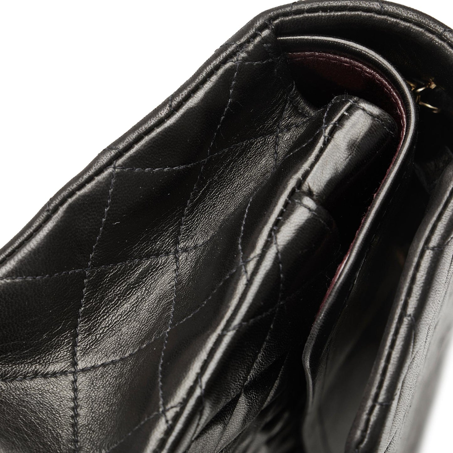 Chanel Medium Classic Lambskin Double Flap (SHG-veZ7dq)