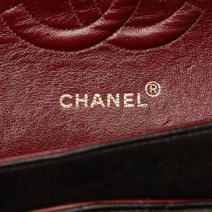 Chanel Medium Classic Lambskin Double Flap (SHG-veZ7dq)