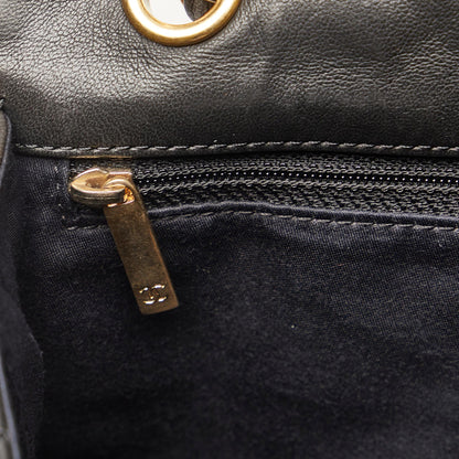 Chanel Medium Classic Lambskin Single Flap (SHG-IvYGNR)