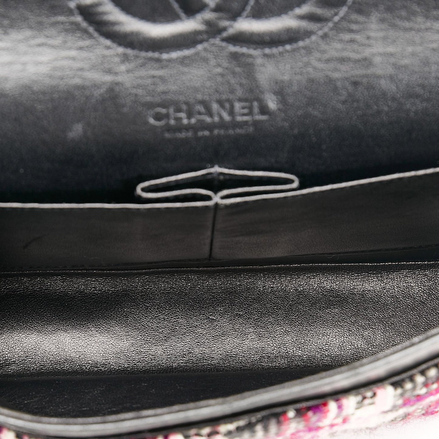 Chanel Medium Classic Tweed Double Flap (SHG-FPU6E2)
