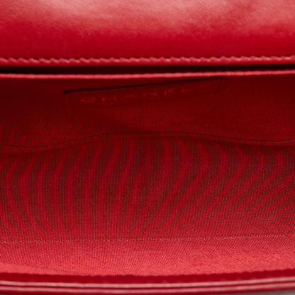 Chanel Medium Lambskin Boy Bicolor Flap Bag (SHG-rAk6LZ)