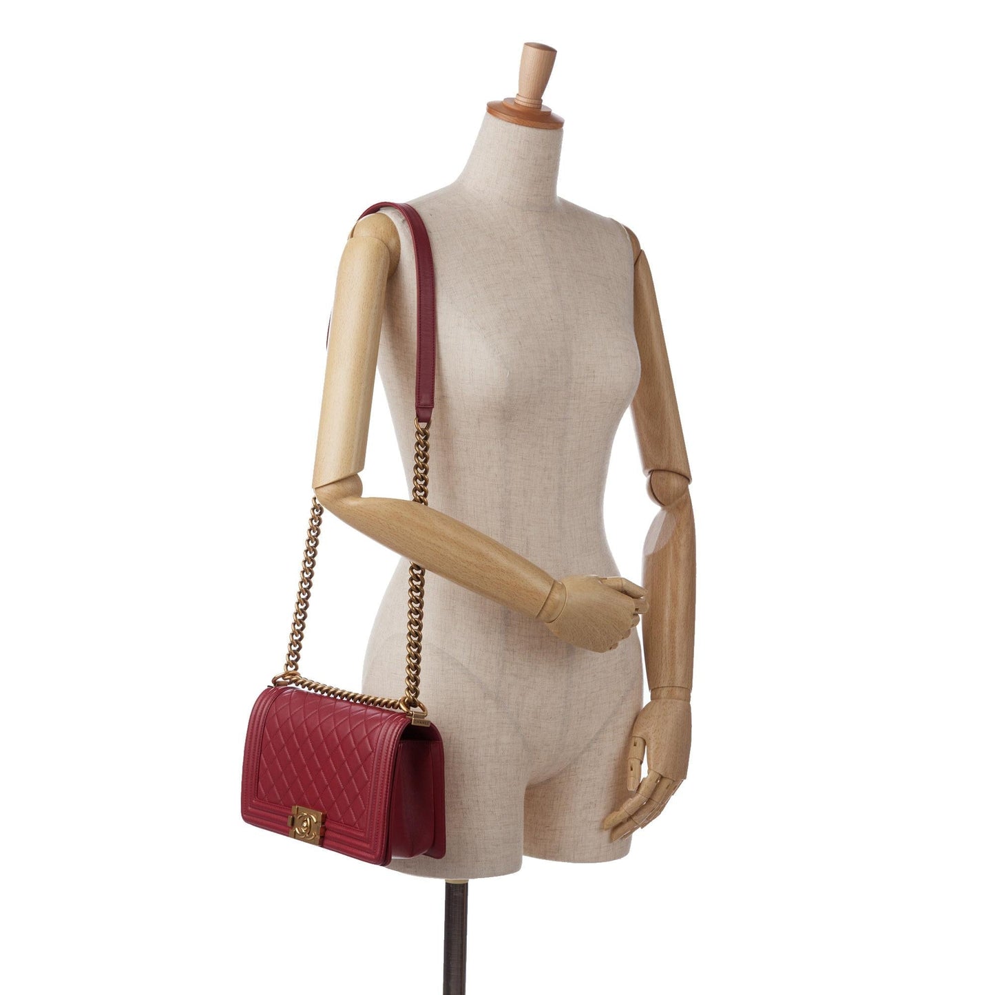 Chanel Medium Lambskin Boy Flap Bag (SHG-FIM8qt)