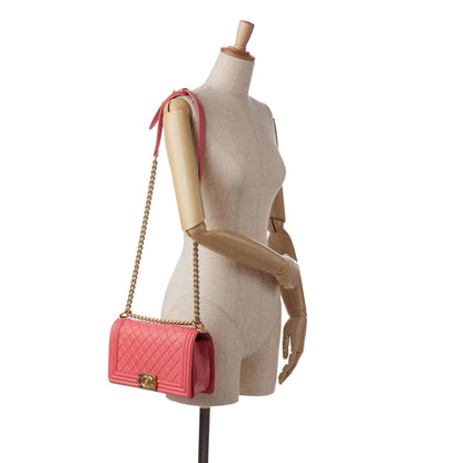 Chanel Medium Lambskin Boy Flap Bag (SHG-5TRcJM)