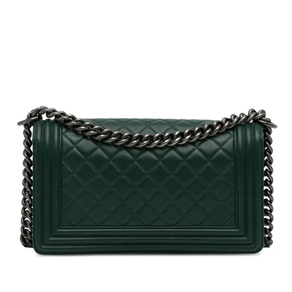 Chanel Medium Lambskin Boy Flap Bag (SHG-6P7DVs)