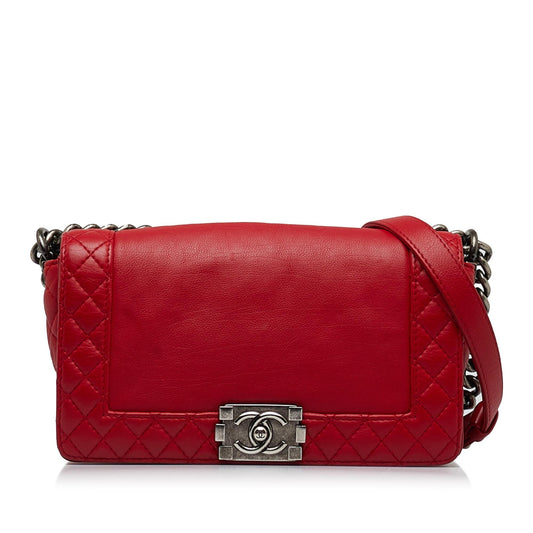 Chanel Medium Lambskin Boy Reverso Flap (SHG-9H5l0X)