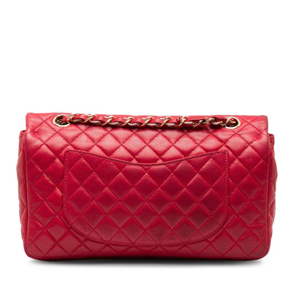 Chanel Medium Lambskin Valentine Heart Charms Single Flap (SHG-daODEP)