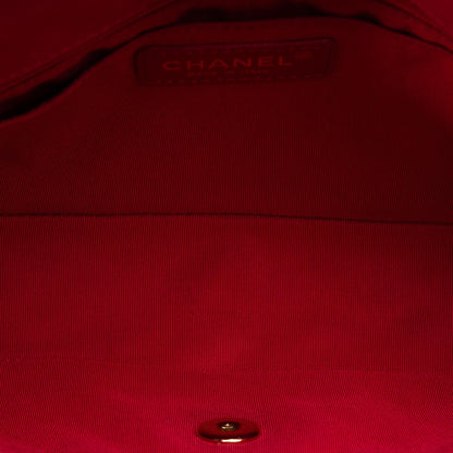 Chanel Medium Lambskin Valentine Heart Charms Single Flap (SHG-daODEP)