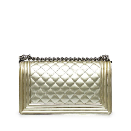 Chanel Medium Matelasse Bicolor Boy Flap (SHG-DtcdBd)