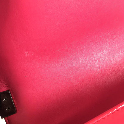 Chanel Medium Patent Boy Flap (SHG-5SohTg)