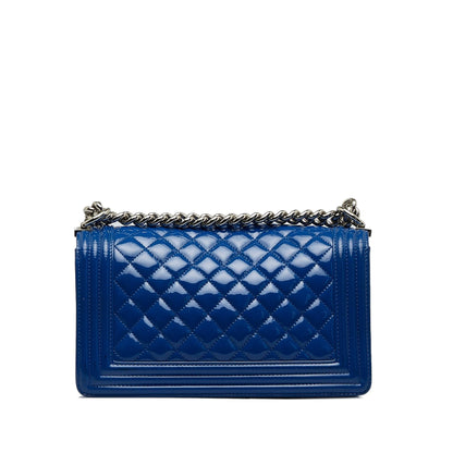 Chanel Medium Patent Boy Plexiglass Crossbody Bag (SHG-MIDfdG)