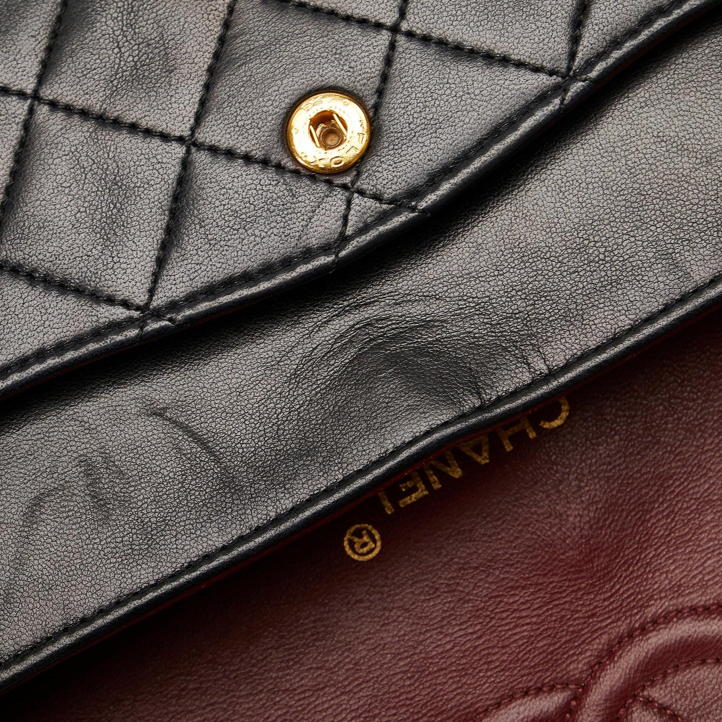 Chanel Medium Tall Classic Lambskin Double Flap (SHG-noIwy5)