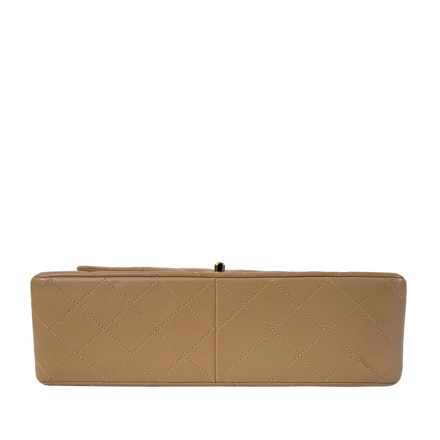 Chanel Medium Tall Classic Lambskin Double Flap (SHG-zWn37H)