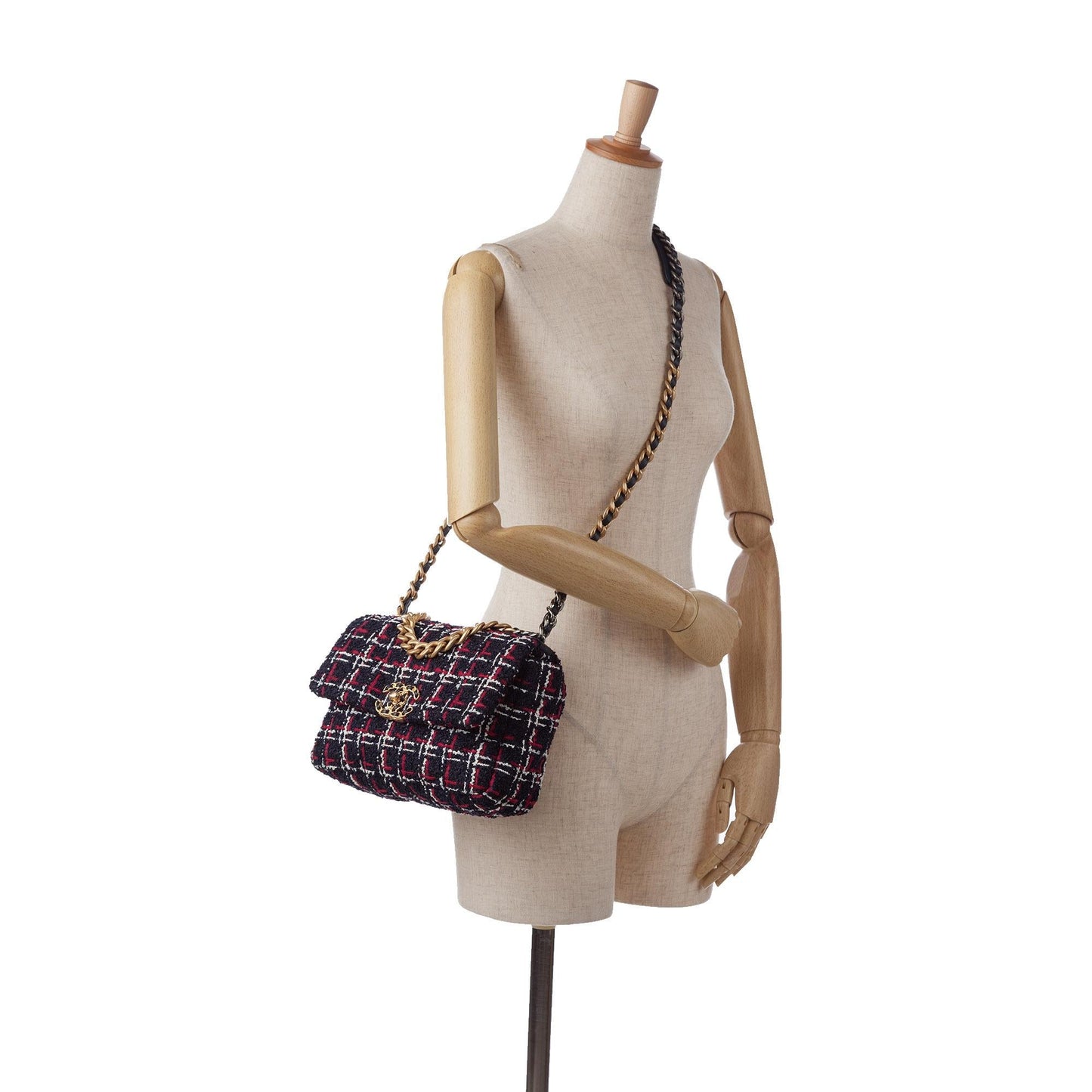 Chanel Medium Tweed 19 Flap Bag (SHG-cPJBQB)