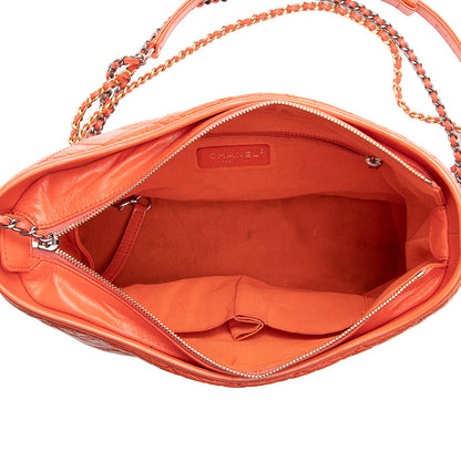 Chanel Metallic Aged Calfskin Gabrielle Medium Hobo (SHF-20395)