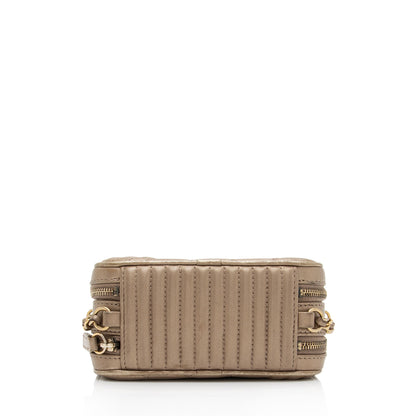Chanel Metallic Lambskin Coco Camera Mini Shoulder Bag (SHF-7xYr5Z)