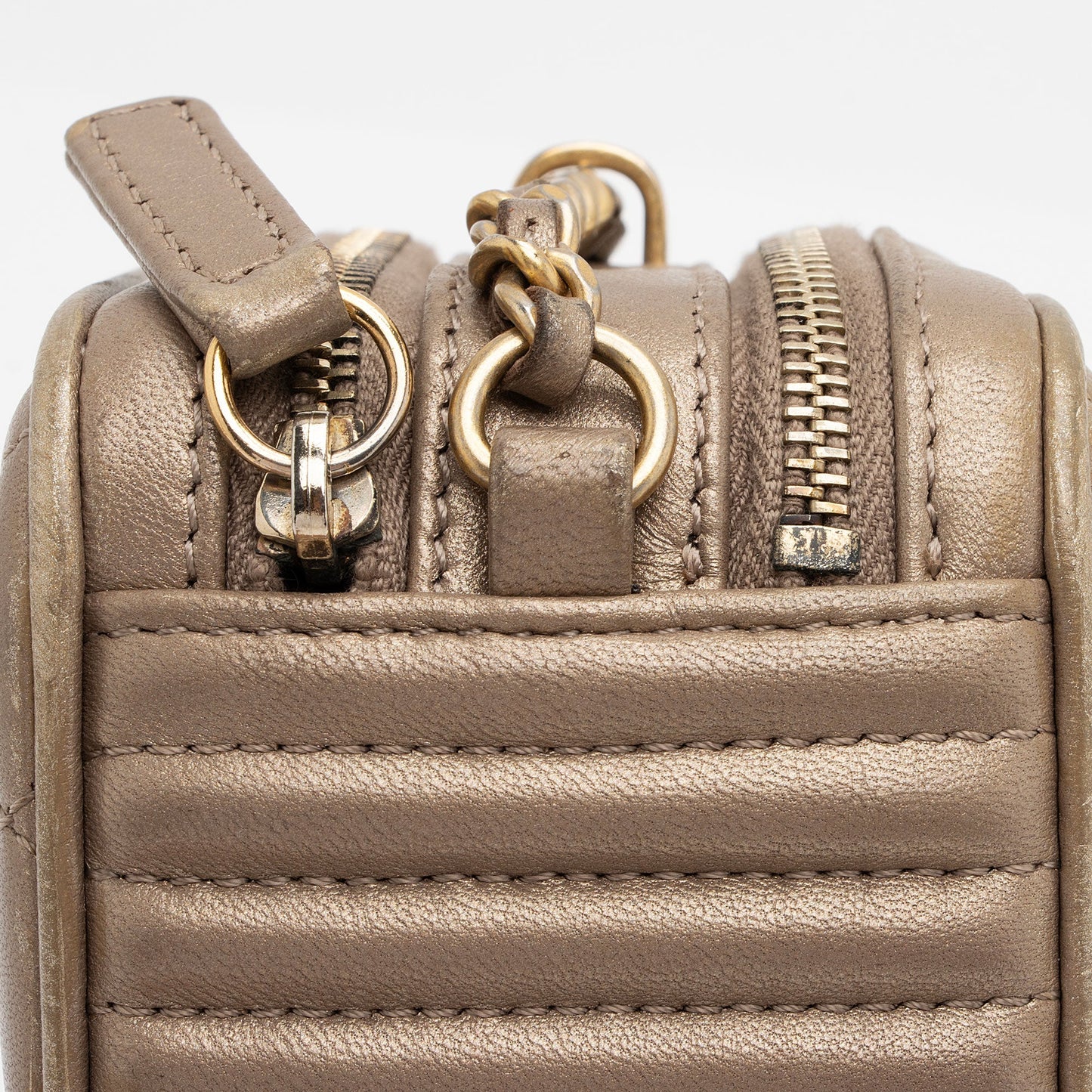 Chanel Metallic Lambskin Coco Camera Mini Shoulder Bag (SHF-7xYr5Z)