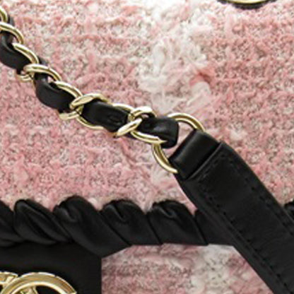 Chanel Mini Braided Classic Tweed Single Flap Bag (SHG-J3zNOx)
