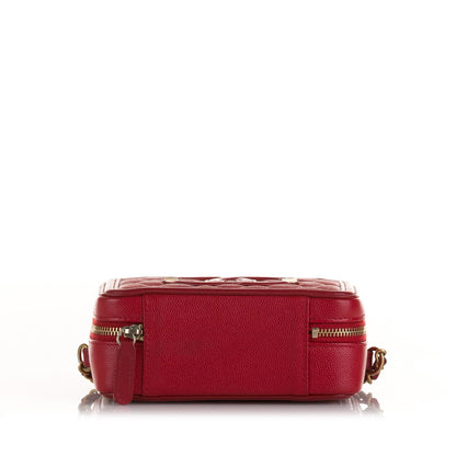 Chanel Mini CC Filigree Caviar Vanity Case (SHG-qVsozO)